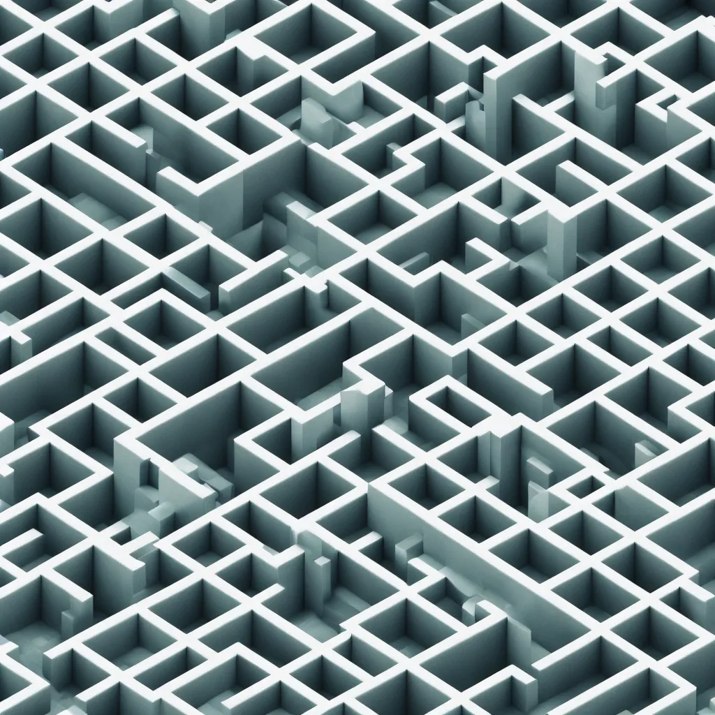 Image similar to wimmelbilder maze made of building blocks, isometric, octane render, unreal engine