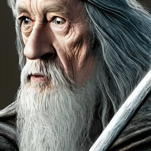 Prompt: ultra realistic illustration of charles peckham day as gandalf the white from lord of the rings the return of the king, full body, high quality, highly detailed, wide angle, illustration, digital art, full color