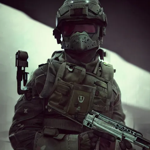 Image similar to future soldier sci - fi, 8 k, shallow depth of field, moody lighting, ultra high detail, concept art,