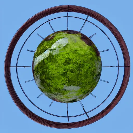 Prompt: plant-based sphere, 4k, photo