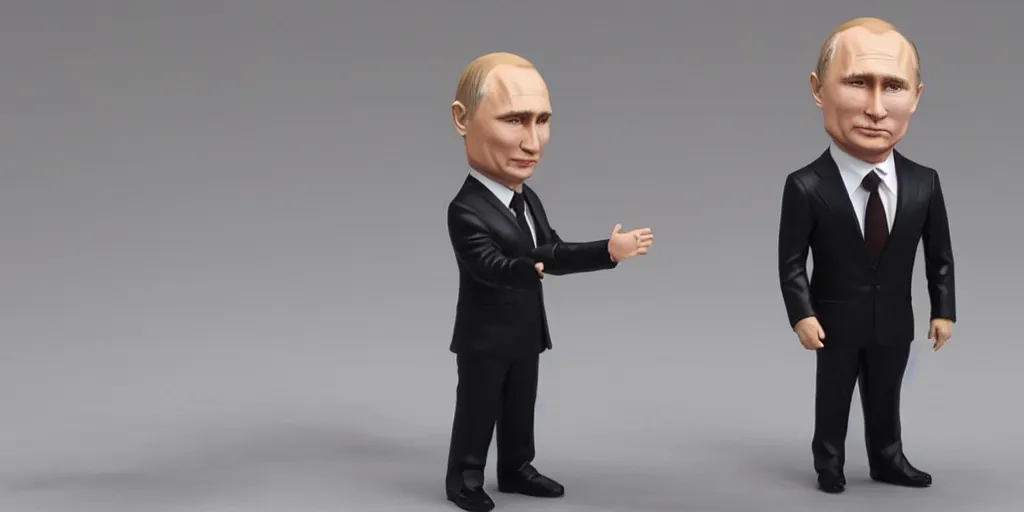 Image similar to putin, anime figurine