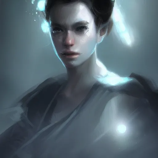 Prompt: portrait of a Jedi inspired by Emmanuel Shiu