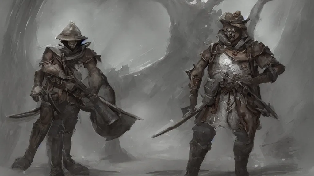 Prompt: awesome hat under armed guard, fantasy, concept art