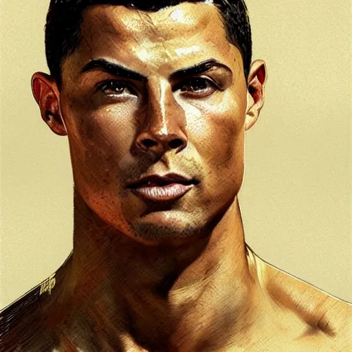 Prompt: portrait of Christiano Ronaldo as Homelander, accurate, intricate, headshot, highly detailed, digital painting, artstation, concept art, sharp focus, illustration, art by artgerm and greg rutkowski and alphonse mucha