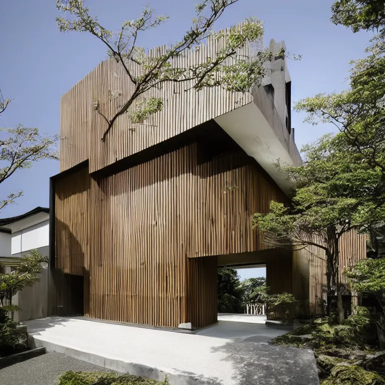 Image similar to modern japanese architecture