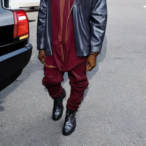 Prompt: kanye west as the joker