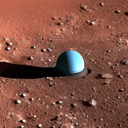 Prompt: realistic photo of an alien on mars, high quality, nasa space photo, very beautiful