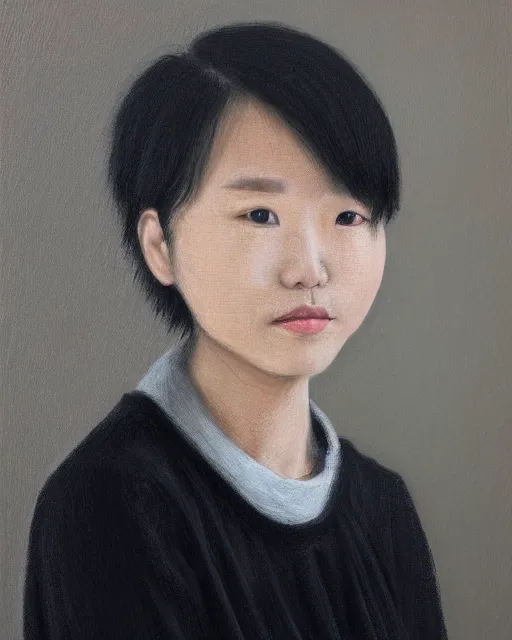 Prompt: portrait by snow gao