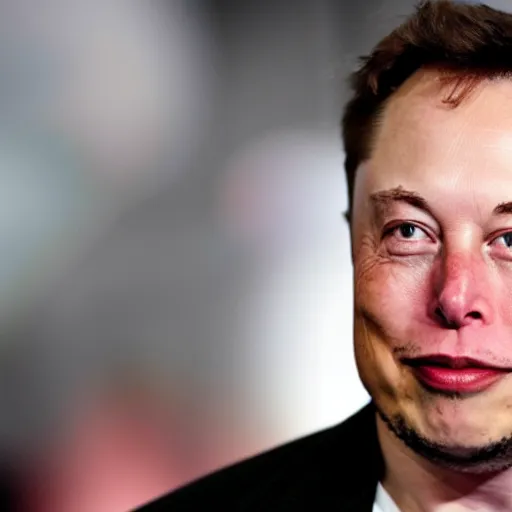 Image similar to ! elon musk with a nueralink implant