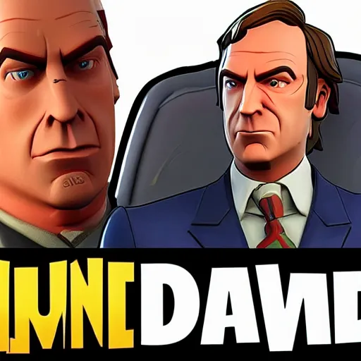 Image similar to saul goodman in fortnite