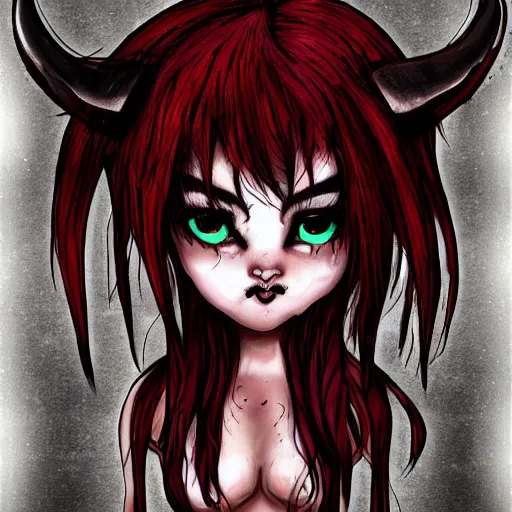 Image similar to demon girl