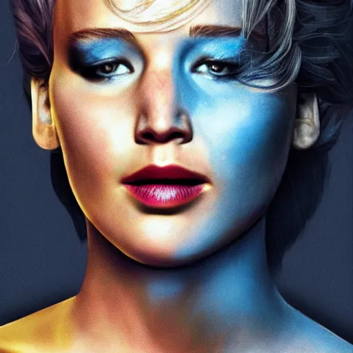 Image similar to Mystique by Jennifer Lawrence