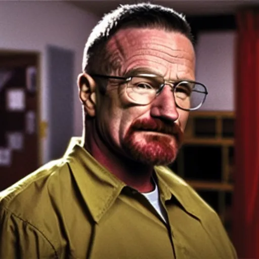 Image similar to robin williams as walter white elementary school