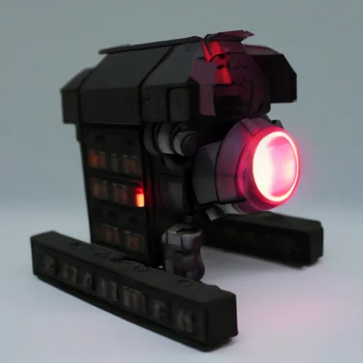 Image similar to tiny sci - fi movie prop with flashing led lights