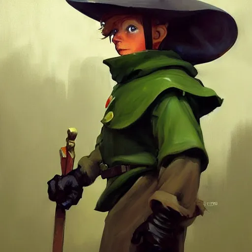 Image similar to greg manchess portrait painting of snufkin as space marine character, medium shot, asymmetrical, profile picture, organic painting, rainy day, matte painting, bold shapes, hard edges, street art, trending on artstation, by huang guangjian and gil elvgren and sachin teng