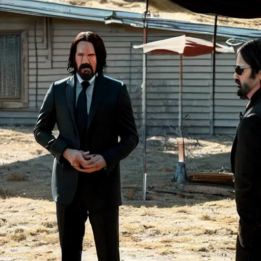 Prompt: John Wick cameo in Breaking Bad