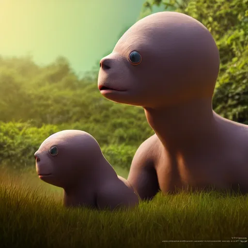 Image similar to photography of a realistic diglett animal, ultra detailed, 8 k, cinematic lighting, natural background, trending on artstation, pokemon