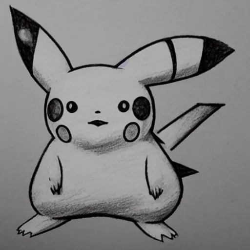 how to draw pikachu step by step instructions, pencil | Stable Diffusion