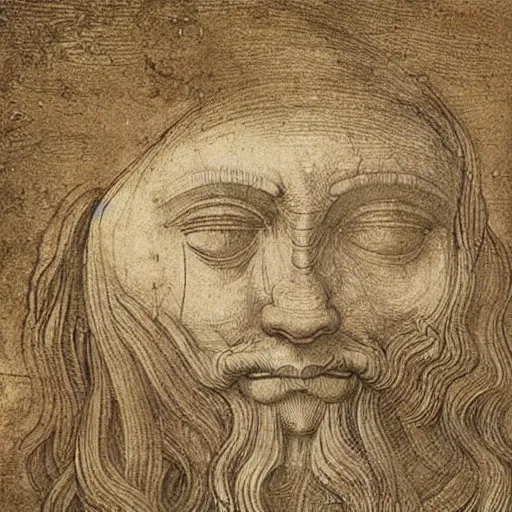 Image similar to leonardo da vinci image of a strange creature