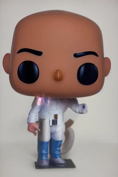 Image similar to “ very very intricate photorealistic jeff bezos funko pop on a white background, detailed studio lighting, award - winning crisp details ”