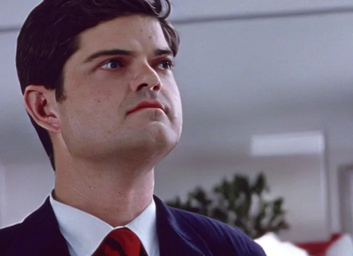 Image similar to film still of Matt Gaetz as Lester Burnham in American Beauty 1999