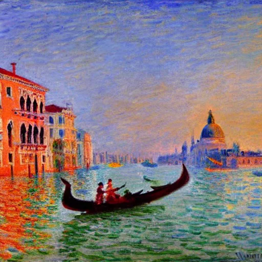 Prompt: Venice in the style of Monet