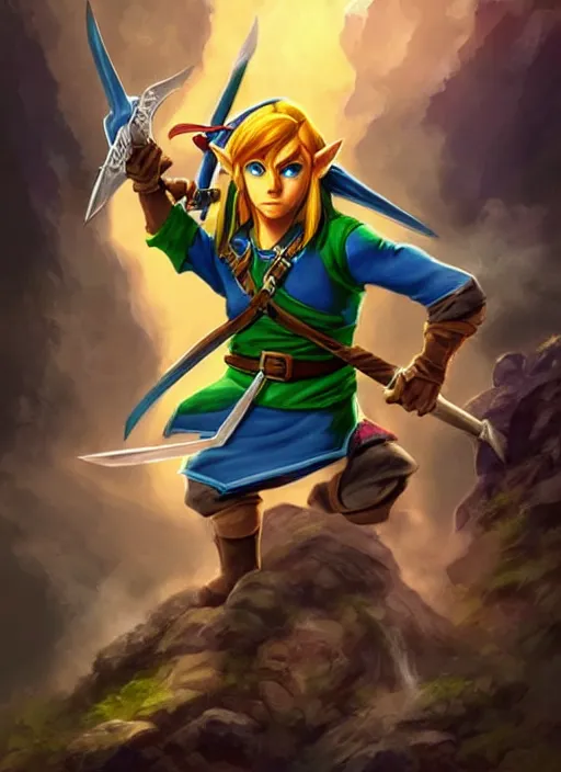 link from zelda ocarina of time turning evil, fantasy, | Stable ...