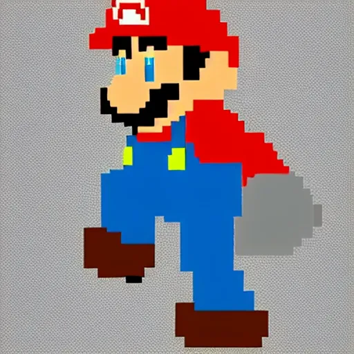 Prompt: mario retro style