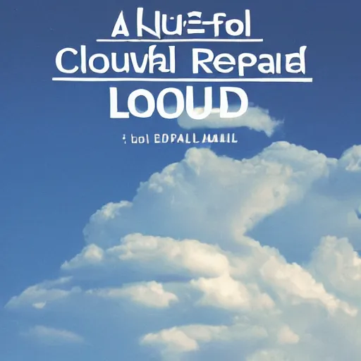 Prompt: a technical manual on how to repair clouds