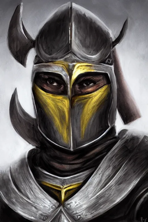 Image similar to warrior knight portrait