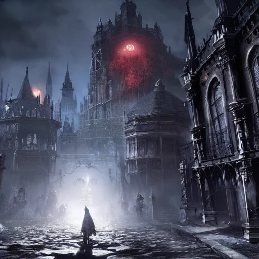 Image similar to bloodborne 2 concept art