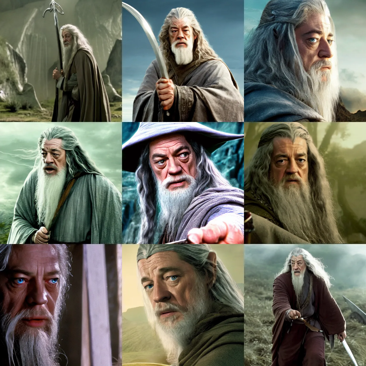 Prompt: film still of brendan fraser as Gandalf in Lord of the Rings, 4k