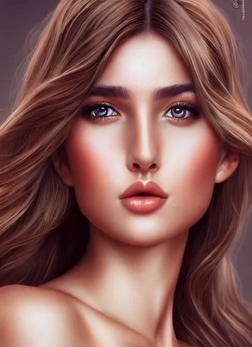 Image similar to a gorgeous greek female photo, professionally retouched, soft lighting, realistic, smooth face, full body shot, torso, dress, perfect eyes, sharp focus on eyes, 8 k, high definition, insanely detailed, intricate, elegant, art by artgerm and jason chan