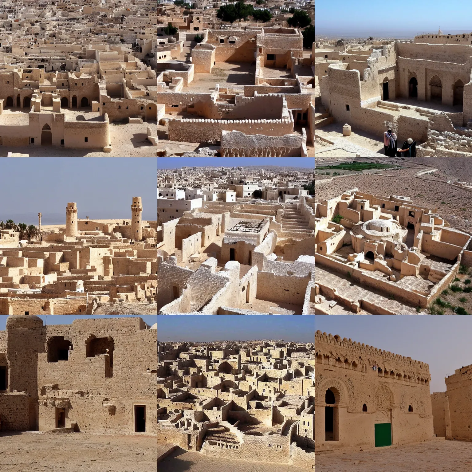 Prompt: ksar haddada in tunisia