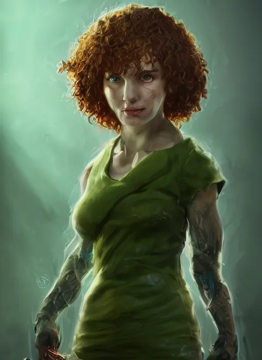 Image similar to biohazard portrait of brocoli!! hermione bioshock, au naturel, hyper detailed, digital art, trending in artstation, cinematic lighting, studio quality, smooth render, unreal engine 5 rendered, octane rendered, art style by klimt and nixeu and ian sprigger and wlop and krenz cushart