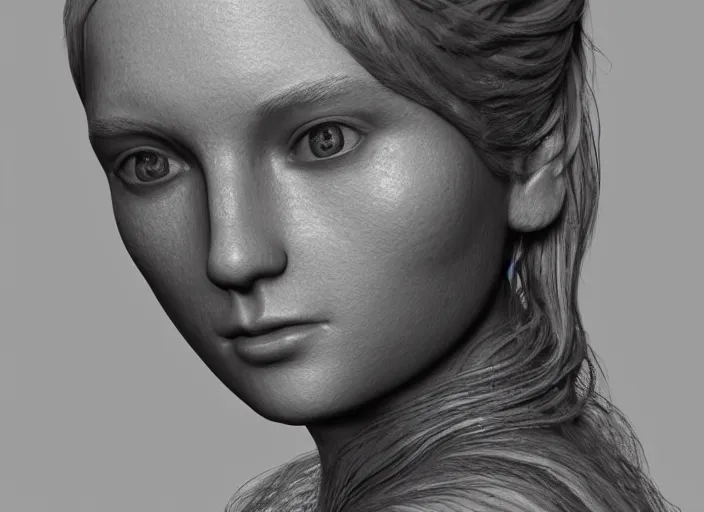 Prompt: award winning intricate highly detailed artwork featuring a portrait of the most beautiful woman in the world, zbrush, subsurface scattering, raytracing, 8 k, perfect eyes. by artstation, deviant art.