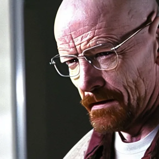 Image similar to walter white crying