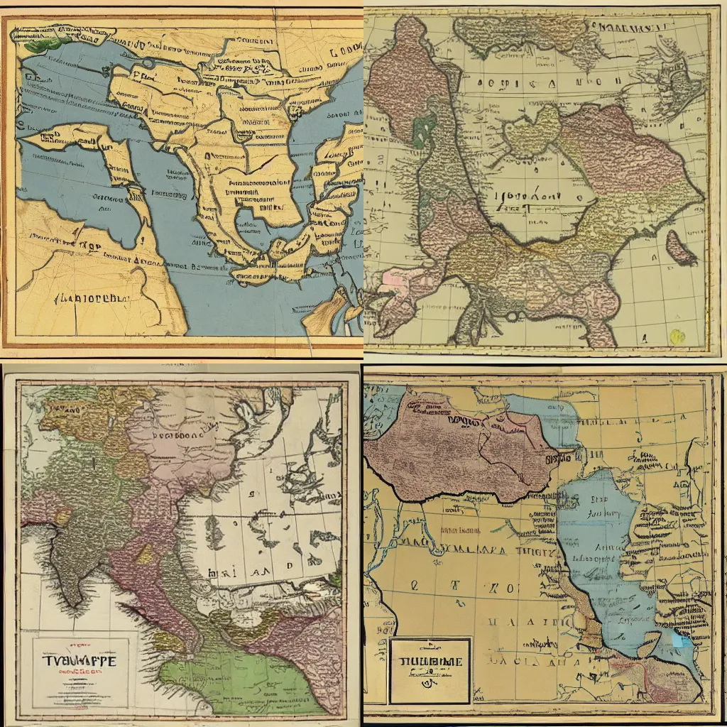 Prompt: A map of the Ottoman empire at its greatest extent