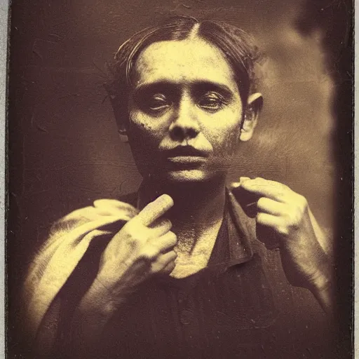 Image similar to opium dem, tintype,