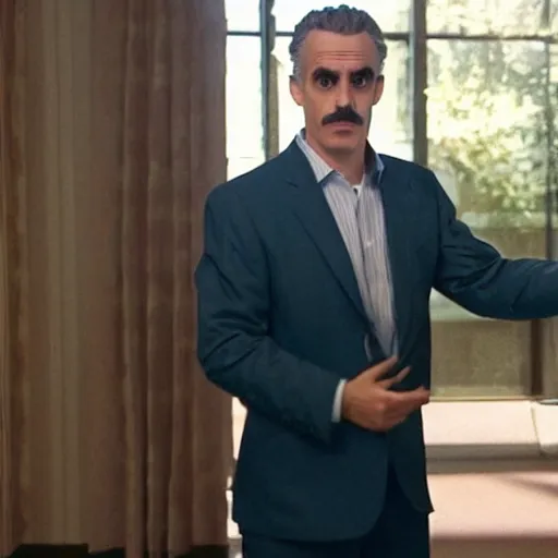 Image similar to jordan peterson as borat in borat, 8k resolution, full HD, cinematic lighting, award winning, anatomically correct