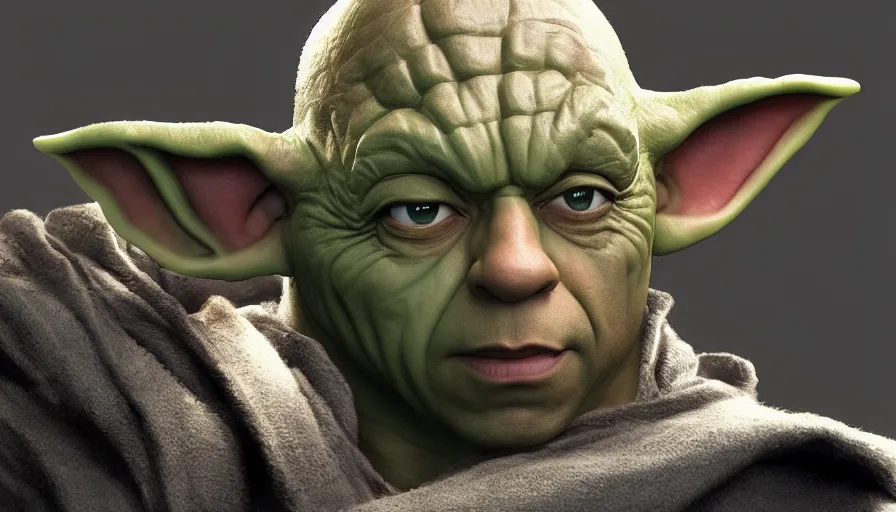 Prompt: Vin Diesel is Yoda, hyperdetailed, artstation, cgsociety, 8k