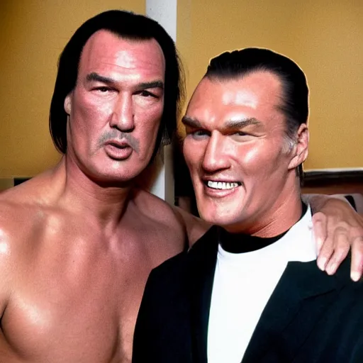 Image similar to steven seagal and dolph lundgren - c 0. 0 0 0 1