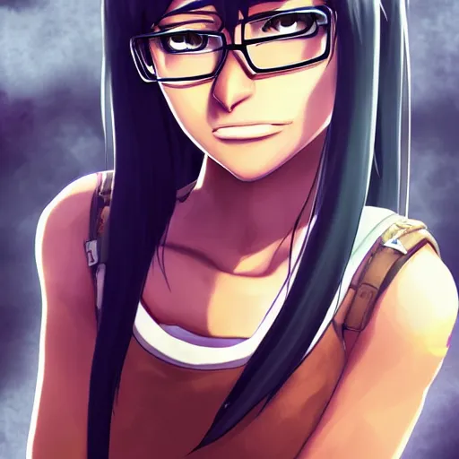 female character inspired by mia khalifa and attack on | Stable ...