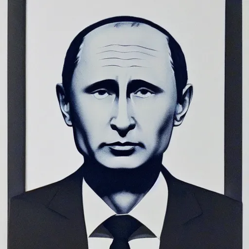 Prompt: anime putin portrait