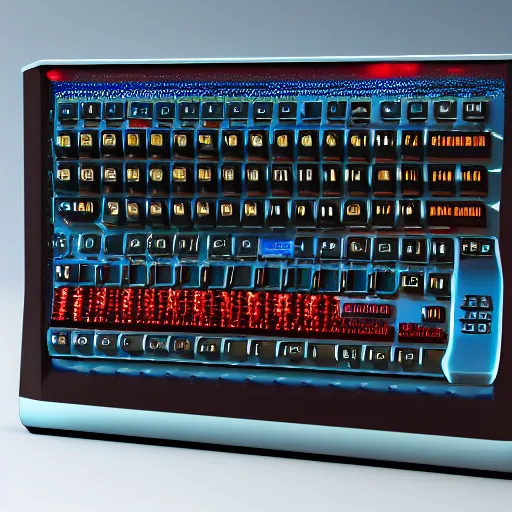 Prompt: photo of a vintage computer terminal 4 k octane render photorealistic movie grade quality
