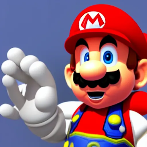 Image similar to advanced new ai shows what real life Mario would look like ultrareal uncanny 4k artstation