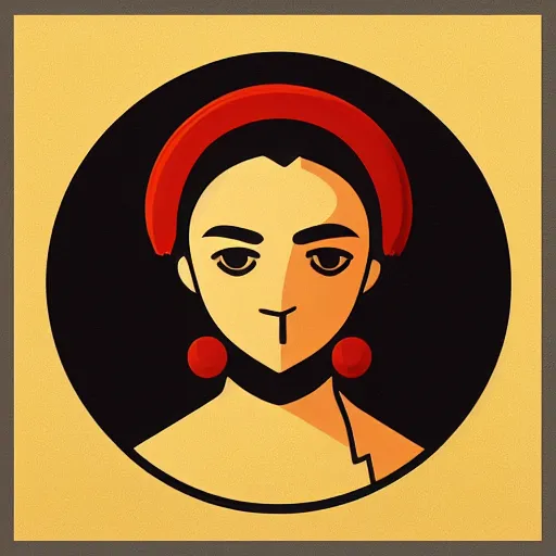 Prompt: icon of restaurant worker stylized minimalist from behance, ios, by william - adolphe bouguereau