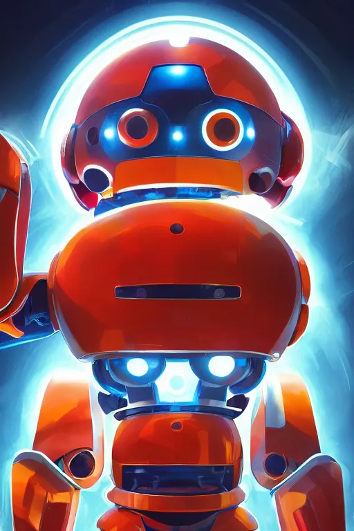 Image similar to metabots medabots medarotto medarot robot minimalist comics helmet mask neon cybereye, behance hd by jesper ejsing, by rhads, makoto shinkai and lois van baarle, ilya kuvshinov, rossdraws global illumination ray tracing hdr radiating a glowing aura