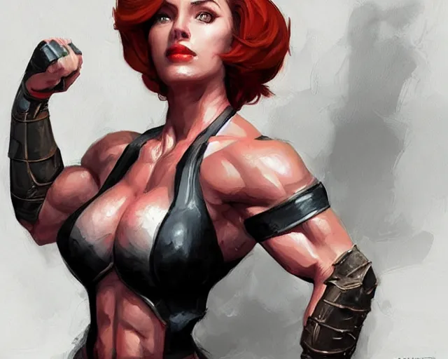 Prompt: portrait of moira from overwatch as a beautiful female bodybuilder amazon with plump lips, elegant, fantasy, hd shot, digital portrait, beautiful, artstation, comic style, by artgerm, guy denning, jakub rozalski, magali villeneuve and charlie bowater