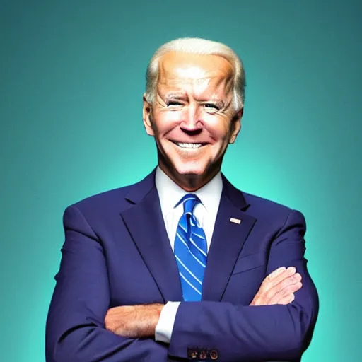 Image similar to masterpiece joe biden as handsome squidward, studio lighting, award winning photo